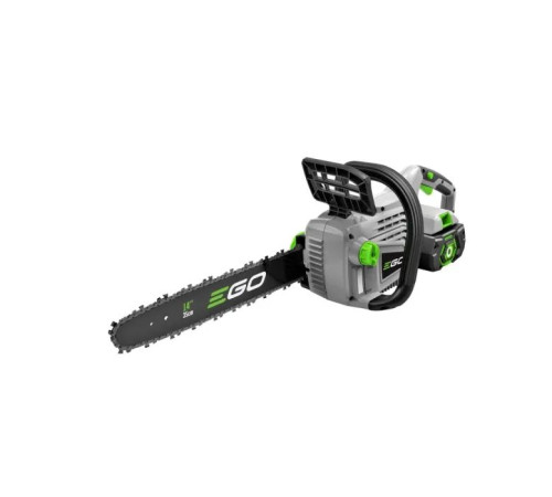 Ланцюгова пила EGO CS1401E KIT, 56В, шина 35см, 52лан, 3/8P, 1,1мм, акум. 2,5Ah + ЗП (0410003027)