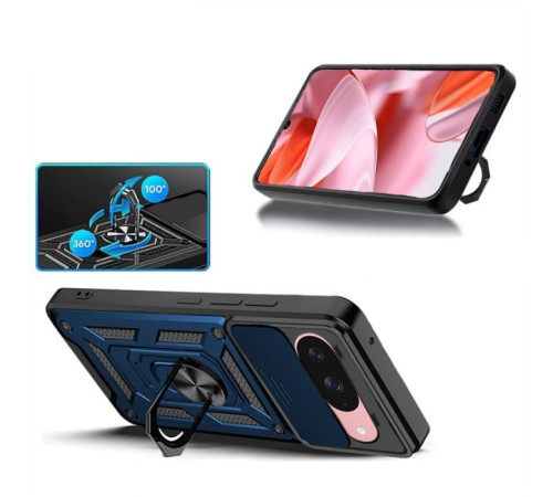 Чохол до мобільного телефона BeCover Military Google Pixel 9 Blue (712185)