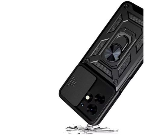 Чохол до мобільного телефона BeCover Military Tecno Spark 20 (KJ5n) Black (712168)