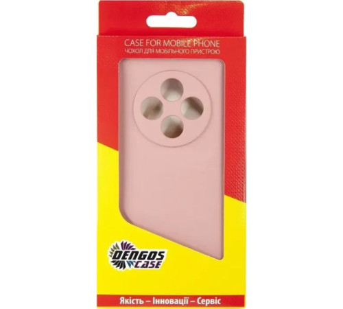 Чохол до мобільного телефона Dengos Soft Oppo Reno 12 F/FS (pink) (DG-TPU-SOFT-67)