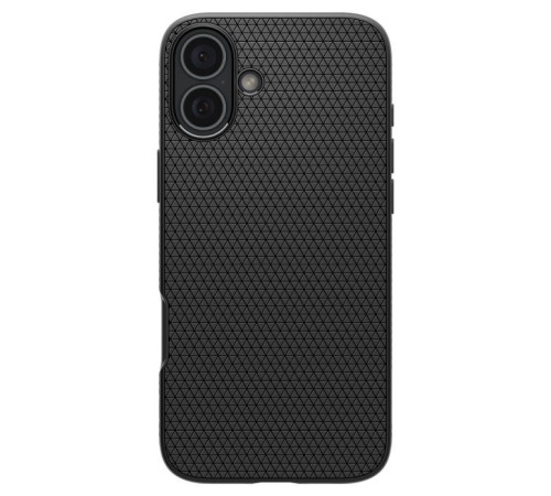 Чохол до мобільного телефона Spigen iPhone 16 Plus Liquid Air Matte Black (ACS08066)