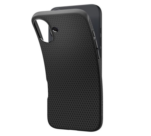 Чохол до мобільного телефона Spigen iPhone 16 Plus Liquid Air Matte Black (ACS08066)