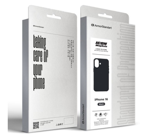 Чохол до мобільного телефона Armorstandart ICON2 MagSafe Apple iPhone 16 Black (ARM80211)