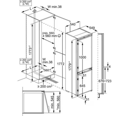 Холодильник Electrolux RNG7TE18S