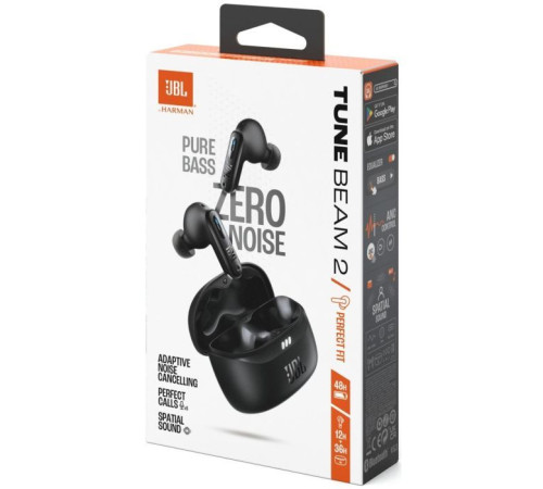 Навушники JBL Tune Beam 2 Black (JBLTBEAM2BLK)