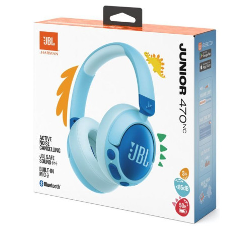 Наушники JBL JR 470 NC Blue (JBLJR470NCBLU)
