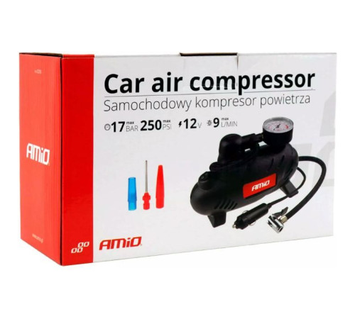 Автомобільний компресор AMiO 12V (02181)