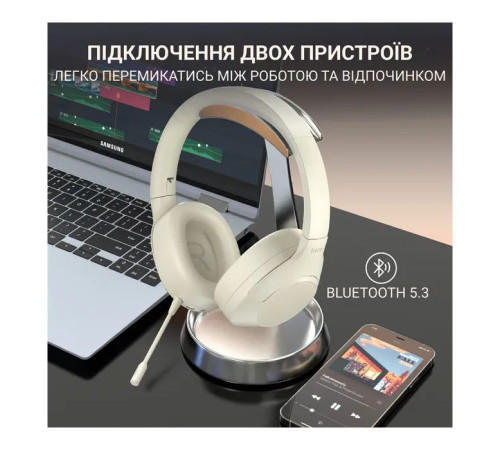 Навушники Fifine X3W Wireless White (X3W)