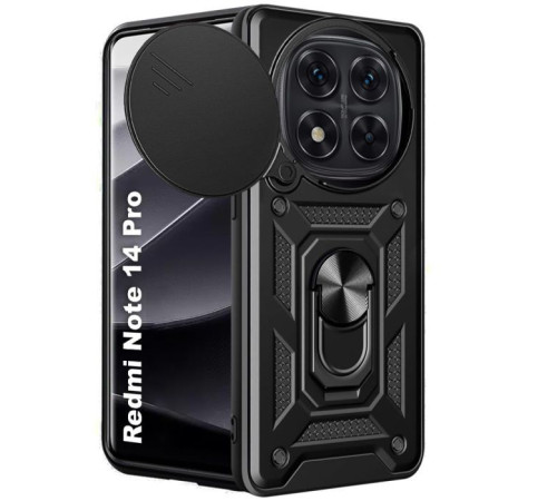 Чохол до мобільного телефона BeCover Military Xiaomi Redmi Note 14 Pro 5G Black (712869)