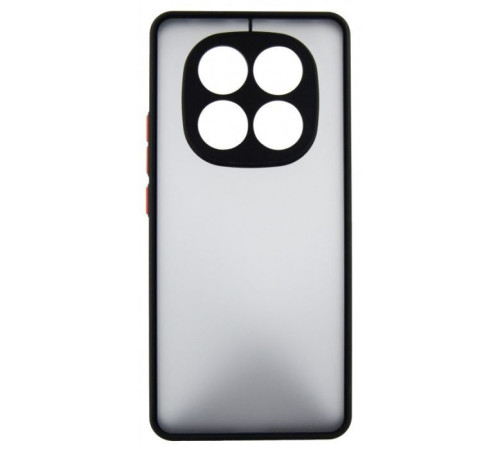 Чохол до мобільного телефона Dengos Matte Xiaomi Redmi Note 14 Pro (Black) (DG-TPU-MATT-156)