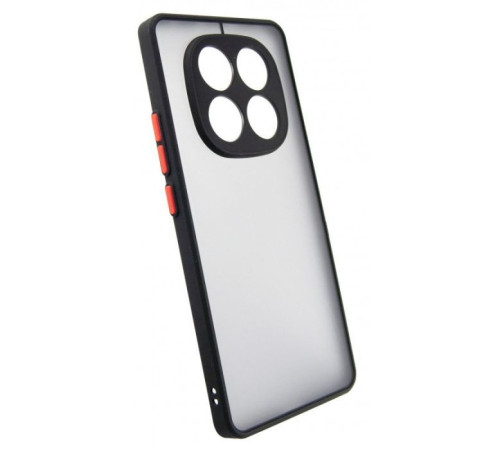 Чохол до мобільного телефона Dengos Matte Xiaomi Redmi Note 14 Pro (Black) (DG-TPU-MATT-156)