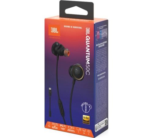 Навушники JBL Quantum 50С Black (JBLQTUM50CBLK)
