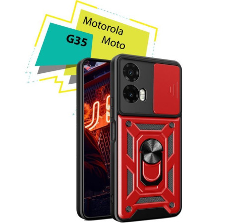 Чохол до мобільного телефона BeCover Military Motorola Moto G35 Red (713092)