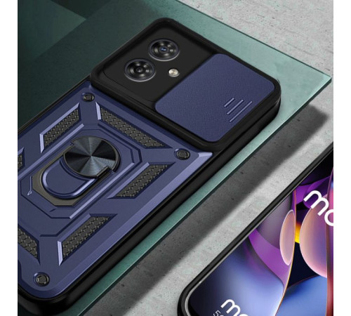 Чохол до мобільного телефона BeCover Military Motorola Moto G55 Blue (713057)