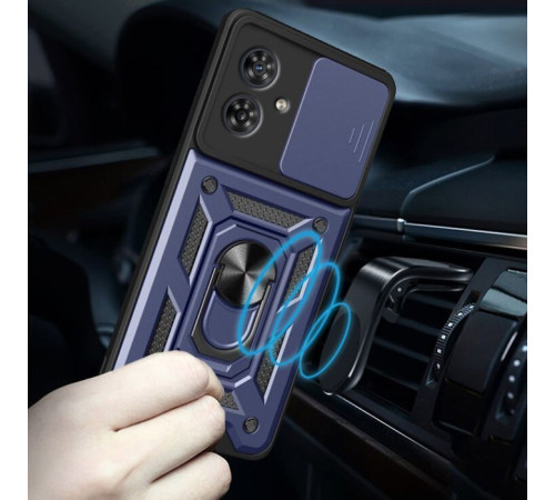 Чохол до мобільного телефона BeCover Military Motorola Moto G55 Blue (713057)