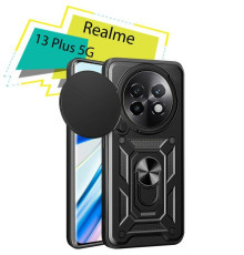 Чохол до мобільного телефона BeCover Military Realme 13 Plus 5G Black (713076)