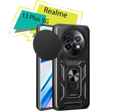 Чохол до мобільного телефона BeCover Military Realme 13 Plus 5G Black (713076)