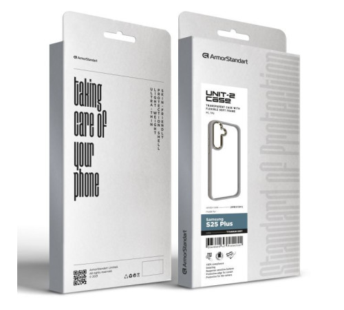 Чохол до мобільного телефона Armorstandart UNIT2 Samsung S25 Plus Titanium Grey (ARM81841)