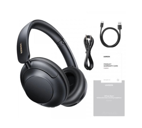 Навушники Ugreen HP202 HiTune Max5 Hybrid ANC Black (25255)