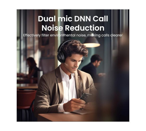 Навушники Ugreen HP202 HiTune Max5 Hybrid ANC Black (25255)