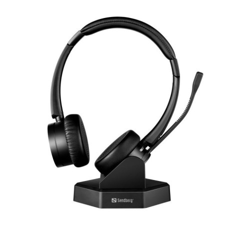 Навушники Sandberg Wireless Office Headset Pro+ Bluetooth Black (126-18)
