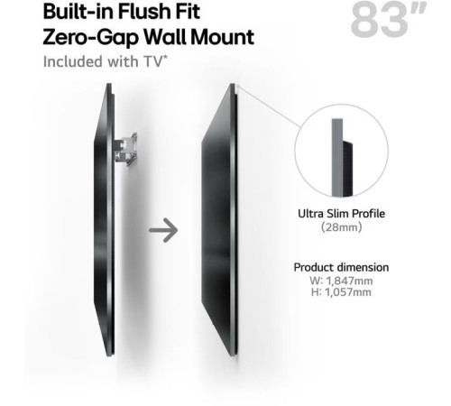 Телевізор LG OLED83G54LW