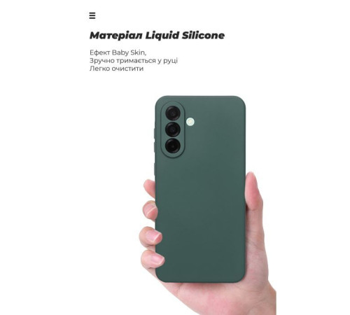 Чохол до мобільного телефона Armorstandart ICON Samsung A26 5G Camera cover Dark Green (ARM82184)