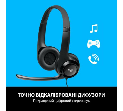 Навушники Logitech H390 (981-000406)