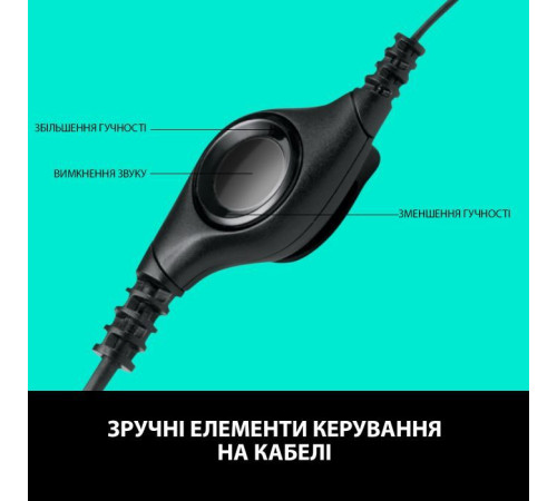 Навушники Logitech H390 (981-000406)