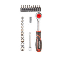 Набір інструментів Top Tools торцевих гайкових ключів 1/4", 23од. (38D505)