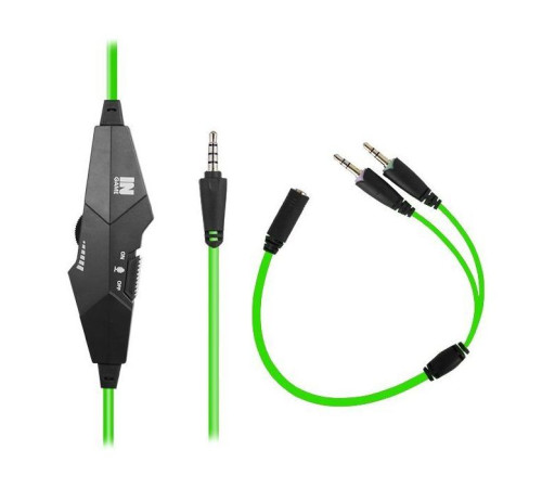 Навушники Gemix N1 Black-Green Gaming