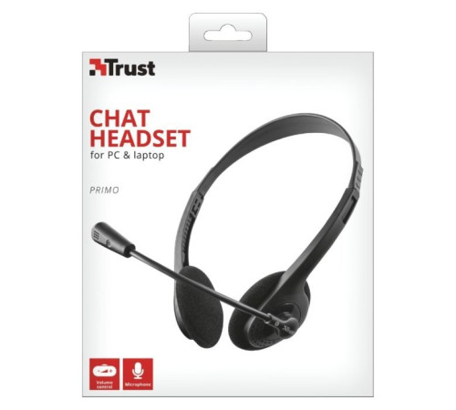 Навушники Trust Primo Chat 3.5mm BLACK (21665)