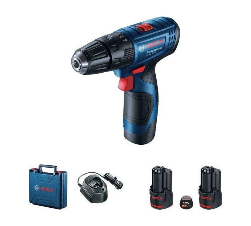 Шуруповерт Bosch GSB 120-Li аккумуляторный, 2*2.0Аh (0.601.9G8.100)