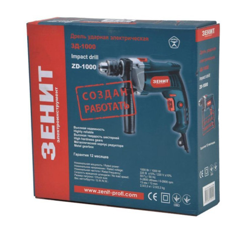 Дриль Зеніт ЗД-1000 (840537)