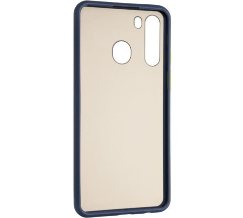 Чохол до мобільного телефона Gelius Bumper Mat Case for Samsung A215 (A21) Blue (00000079432)