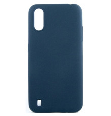 Чохол до мобільного телефона Dengos Carbon Samsung Galaxy A01, blue (DG-TPU-CRBN-56) (DG-TPU-CRBN-56)