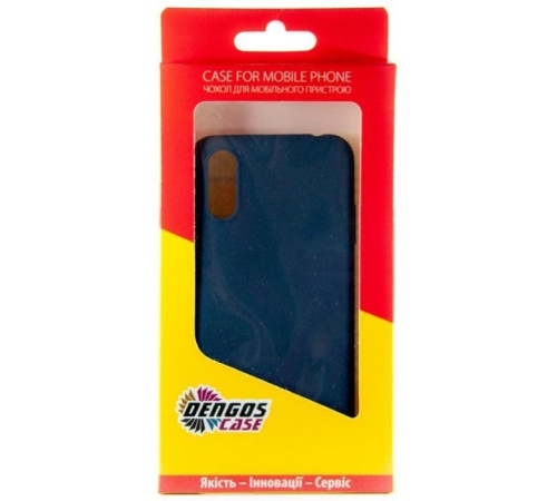 Чохол до мобільного телефона Dengos Carbon Samsung Galaxy A01, blue (DG-TPU-CRBN-56) (DG-TPU-CRBN-56)