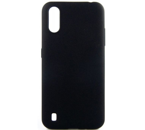 Чохол до мобільного телефона Dengos Carbon Samsung Galaxy A01, black (DG-TPU-CRBN-54) (DG-TPU-CRBN-54)
