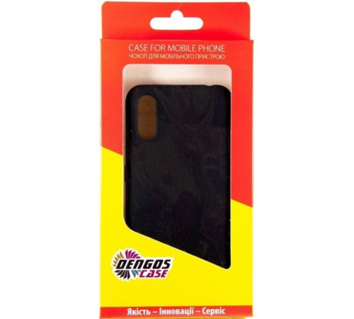 Чохол до мобільного телефона Dengos Carbon Samsung Galaxy A01, black (DG-TPU-CRBN-54) (DG-TPU-CRBN-54)