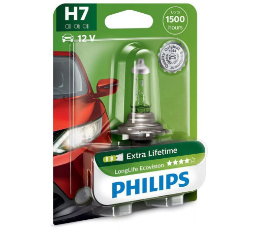 Автолампа Philips галогенова 55W (12972 LLECO B1)
