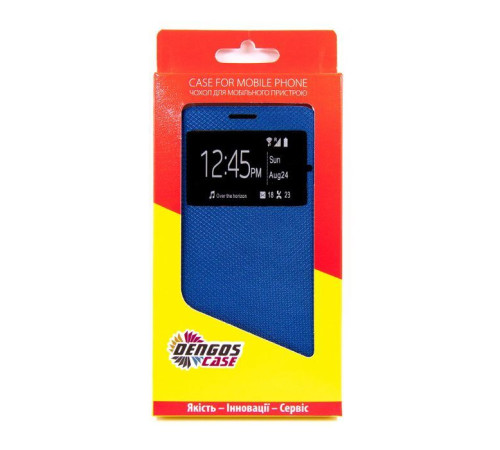 Чохол до мобільного телефона Dengos Flipp-Book Call ID Samsung Galaxy A02s (A025), blue (DG-SL-BK-276)