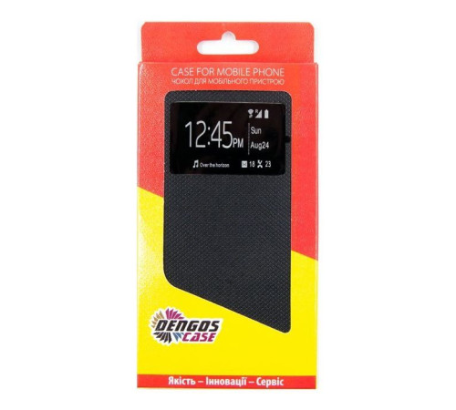 Чохол до мобільного телефона Dengos Flipp-Book Call ID Oppo A15/A15s, black (DG-SL-BK-278)