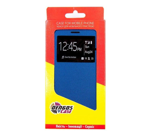 Чохол до мобільного телефона Dengos Flipp-Book Call ID POCO X3, blue (DG-SL-BK-279)