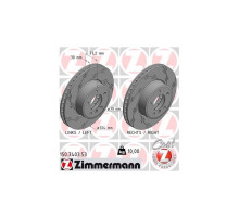 Гальмівний диск ZIMMERMANN 150.3403.53