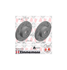 Гальмівний диск ZIMMERMANN 150.3403.53