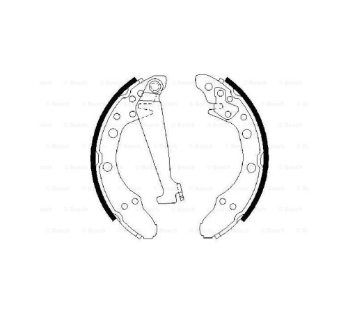 Гальмівні колодки Bosch 0 986 487 270
