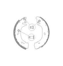 Гальмівні колодки REMSA 4306.01