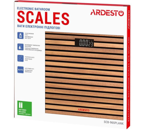 Весы напольные Ardesto SCB-965PLANK