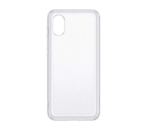 Чохол до мобільного телефона Samsung A03 Soft Clear Cover Transparent (EF-QA032TTEGRU)