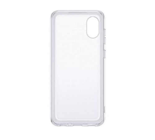 Чохол до мобільного телефона Samsung A03 Soft Clear Cover Transparent (EF-QA032TTEGRU)